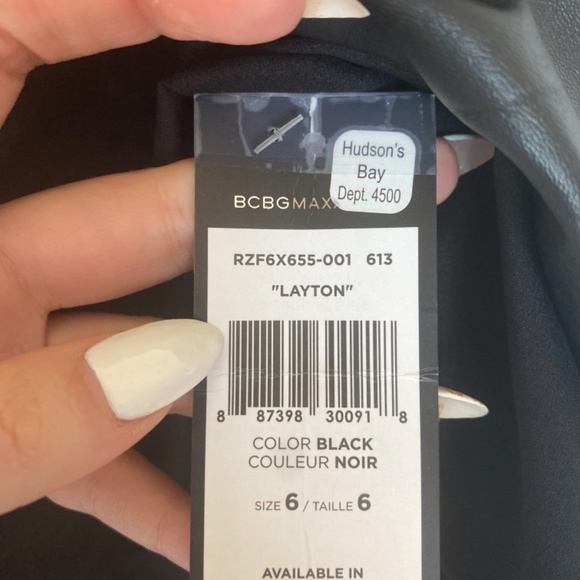 BCBG Layton Dress: Size 6 BNWT - Picture 5 of 5
